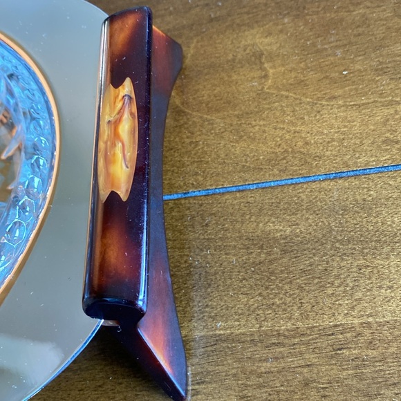 Vintage GOURMATES by Glo-Hill Divided Serving Tray Bakelite Handles - Picture 11 of 13